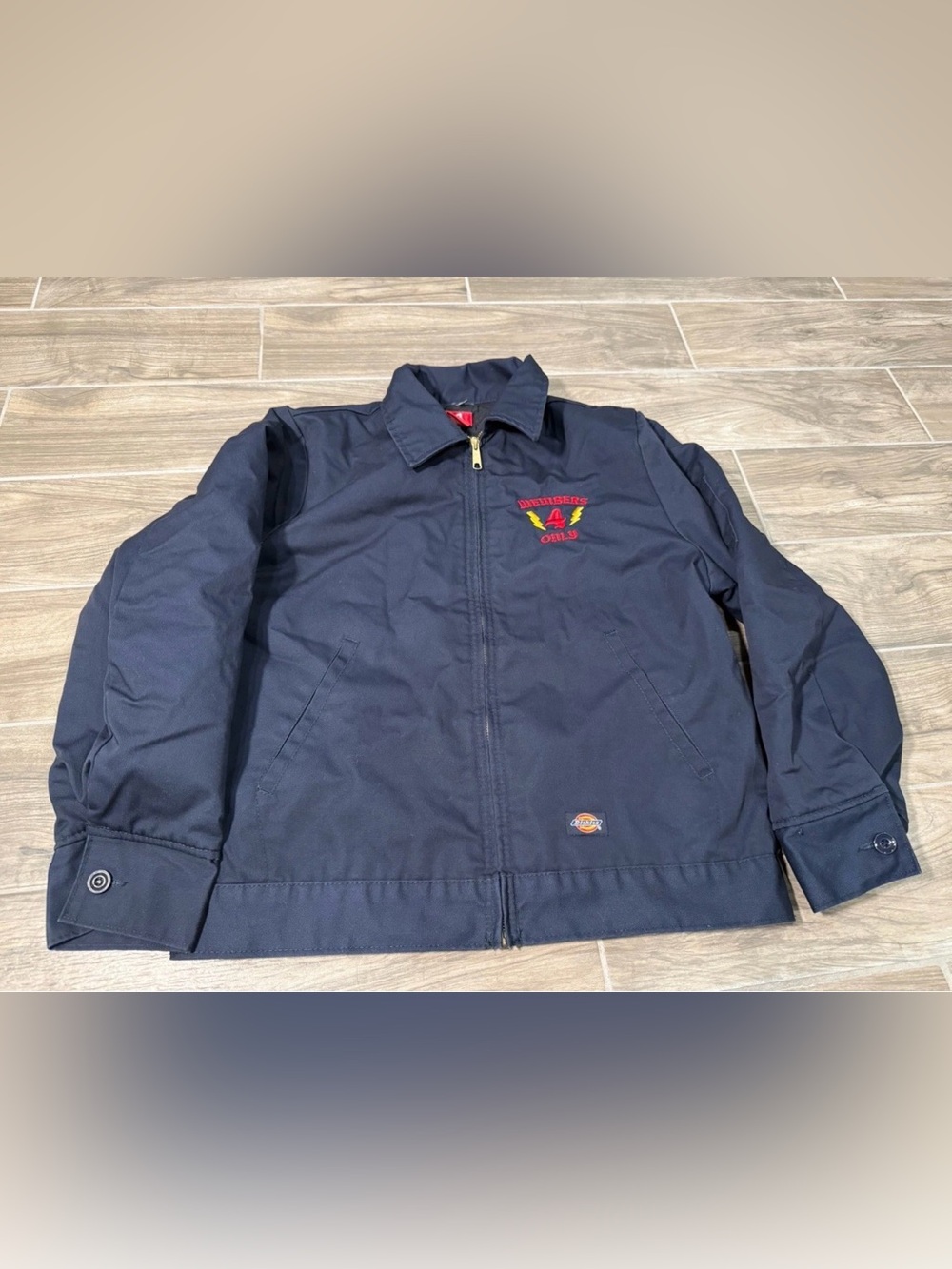 Vintage YG 4Hunnid Members Only Dickies Mens Jacket Size Medium Navy Rare Work